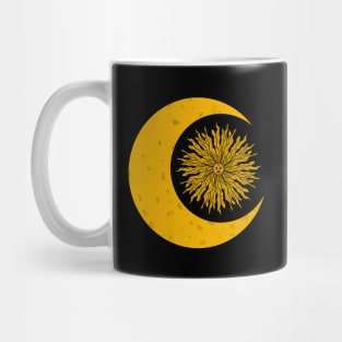 Celestial Sun and Moon Mug